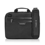 Everki Business Briefcase Fits Up To 11.1 Inch Laptops Leather Handles And Accents Trolley Handle Pass-through