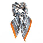Ladies' Silk Scarf Imitating Velvet Headscarf Shawl Square Scarf
