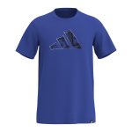 Adidas Logo Graphic Tee - Blue