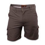 WBM628 18CM Semi Elasticised Walk Short - Taupe - 40