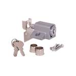 Patio Door Lock Keyed - Grey