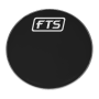 FTS 22" Tom Drum Head Black