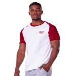 Everlast Mens Raglan T-Shirt White & Red - M