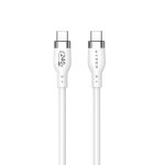 Targus HyperJuice 240W Silicone USB-C to USB-C Charging Cable - 1M 3FT - White