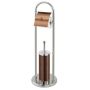 Stainless Steel Toilet Brush And Stand - Rose Gold Edition