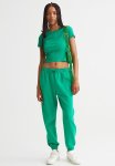 Ribbed Cropped Top - Green
