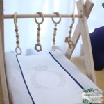 Changing Mat Cover Blue Crown