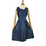 Blue Vintage Denim Dress - M