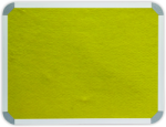 Parrot Info Board Aluminium Frame 600 450MM Yellow
