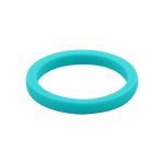 Women's Silicone Stackers - Plain - Turquoise 5