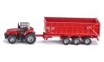 Massey Ferguson Tractor And Trailer 1:87