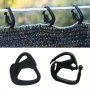 50PCS Plastic Shade Sail Hardware Net Clips Greenhouse Cloth Fastening Hooks Outdoor Courtyard Sunshade Clasp For Hanging And Expanding