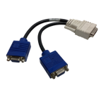 DMS-59 To Dual Vga Y-splitter Cable - Gold Choice