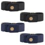 4PACK No Buckle Stretch Belt For Women And Men Elastic Waist Belt For Jeans