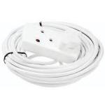Alphacell 5M White Extension Cord 10A