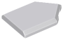 Parts Tile Modified 2 X 3 Pentagonal 22385 - Trans-purple