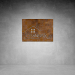 Business Sign D02 - 300 X 500 Rusted Steel Cool White