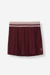 Knit Skater MINI Skirt - 10 Burgundy