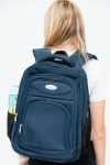 Powerland Large School Backpack Or Laptop Bag Navy