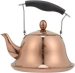 Stainless Steel Kettle Removable Infuser Tea Pot For Stovetop Whistling