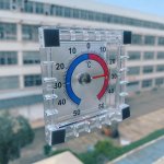 1PC Temperature Thermometer Window Indoor Outdoor Wall Greenhouse Garden Home Window Wall Thermometer Accurately Measure Tempera