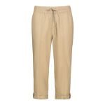 Pull On Poplin 3 4 Pants