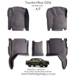 Toyota Hilux Travo N90 Heavy Duty Moulded Rubber Floor Mats For
