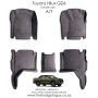 Toyota Hilux Travo N90 Heavy Duty Moulded Rubber Floor Mats For