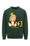 Mens Mishap Sweatshirt In Green - Green 3XL
