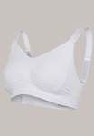 Carriwell Seamless Adjustable Padded Maternity & Nursing Bra - Medium White