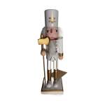 Nutcracker 25CM Gold - With Battle Axe