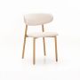 Modern Upholstered Dining Chair - Metal Leg Chair