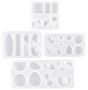 4PCS Diy Pendant Epoxy Resin Molds