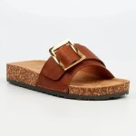 Butterfly Hallie 5 Slip On Sandal - Tan - 8