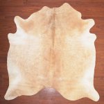 A Grade Cow Hide 065 Brown white L - Large Brown white Panelled