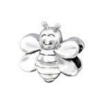 A212-C28196 - 925 Sterling Silver Bee Charm European Charm Bead