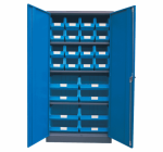 Blue Linbin Storage Bin Cabinet Kit 4