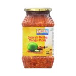 Gujarati Methia Mango Pickle Aam Ka Achar 500G - Spicy Crushed Mustard Fenugreek Relish For Rice Parathas & Everyday Curries Sou