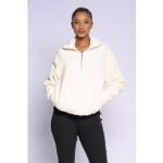 Fluffy Knit Top Cream