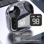 Giceick New Power Display In-ear Headset: Transparent Space Capsule Noise Reduction Tws In-ear Wireless Earphone - Superior Clea