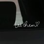 Chic Love-Themed Vinyl Stickers - Waterproof & Removable Decals For Cars Laptops Bottles Helmets & More - Contemporary Letter Print Design For Home & Vehicle Decor