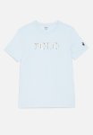 Polo Girls Maya Sequin Curved Hem Tee - Ice Blue