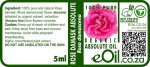 Rose Otto Rosa Damascena Pure Absolute Oil Organic - 5 Ml
