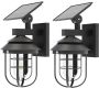 Solar Wall Light Modern Outdoor Patio Balcony Garden