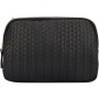Clicks Woven Waist Cross Body Bag Black