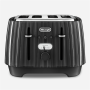 De'Longhi Delonghi Ballerina 4 Slice Toaster Black