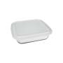 Marinex 1.1LT Square Roaster With Plastic Lid Pink