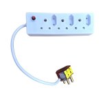Eurolux EM105 Wonderplug 6-WAY Surge Overload Protected