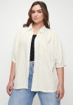 Cotton On Plus Haven Short Sleeve Shirt - Dahna Pinstripe
