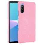 For Sony Xperia 10 III Shockproof Crocodile Texture PC + Pu Case Find